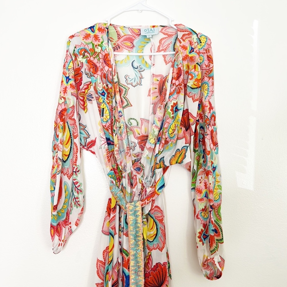 TAJ by Sabrina Crippa Multicolor Floral Maxi Dress - Picture 4 of 8